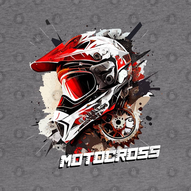 Motocross Dirt Bike Rider by Etopix